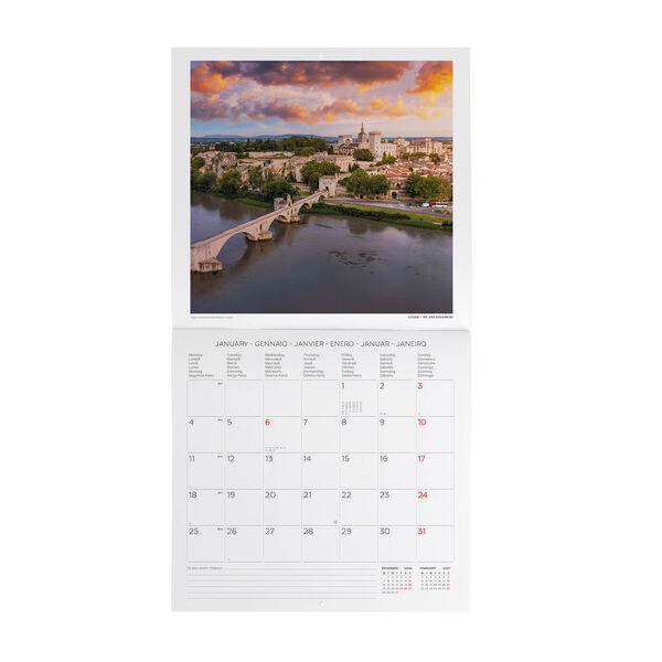 Calendario da Parete 2027 - 30 x 29 cm - Provence