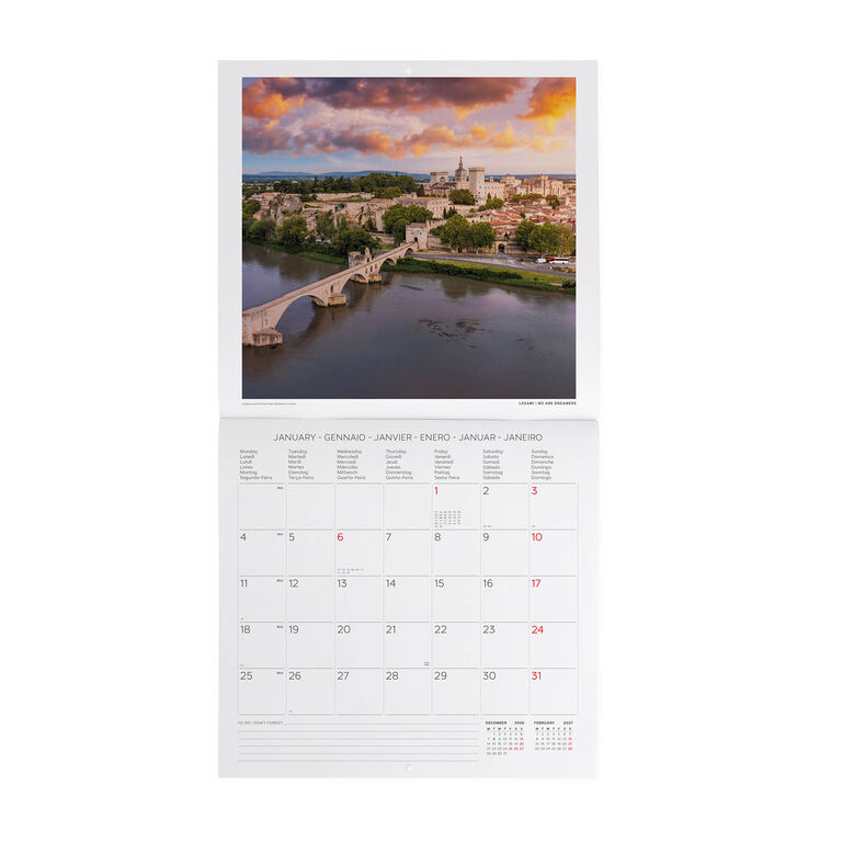 Calendario da Parete 2027 - 30 x 29 cm - Provence Calendario da Parete 2027 - 30 x 29 cm - Provence