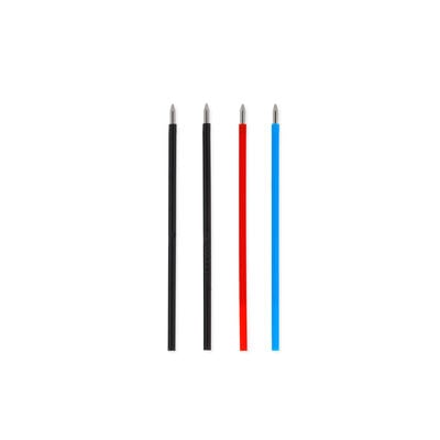 Set di 4 Refill per Penna Gel Cancellabile 3 Colori