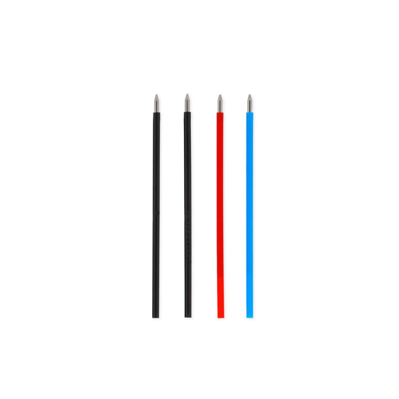 Legami-Set di 4 Refill per Penna Gel Cancellabile 3 Colori