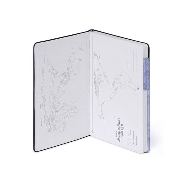 Dotted Notebook with Monochrome Soft Cover - Cosmic Lilac - My Notebook