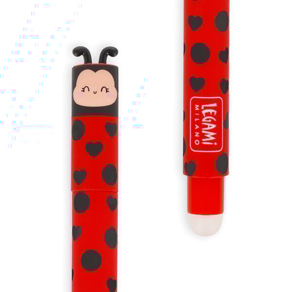 "Get Lucky" Ladybug  Erasable Gel Pen - Erasable Pen