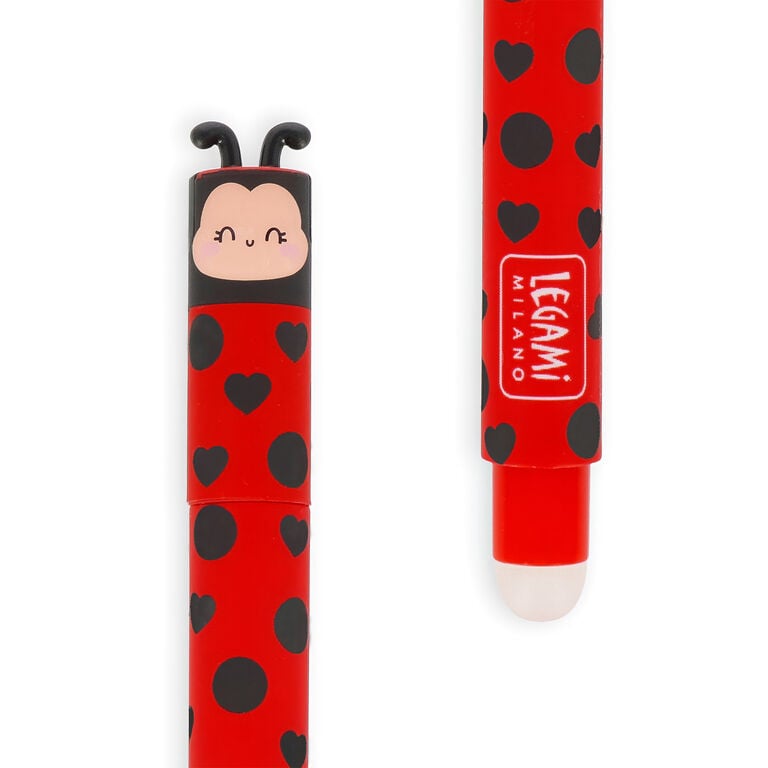 Bolígrafo de Gel Borrable Ladybug «Get Lucky» - Erasable Pen