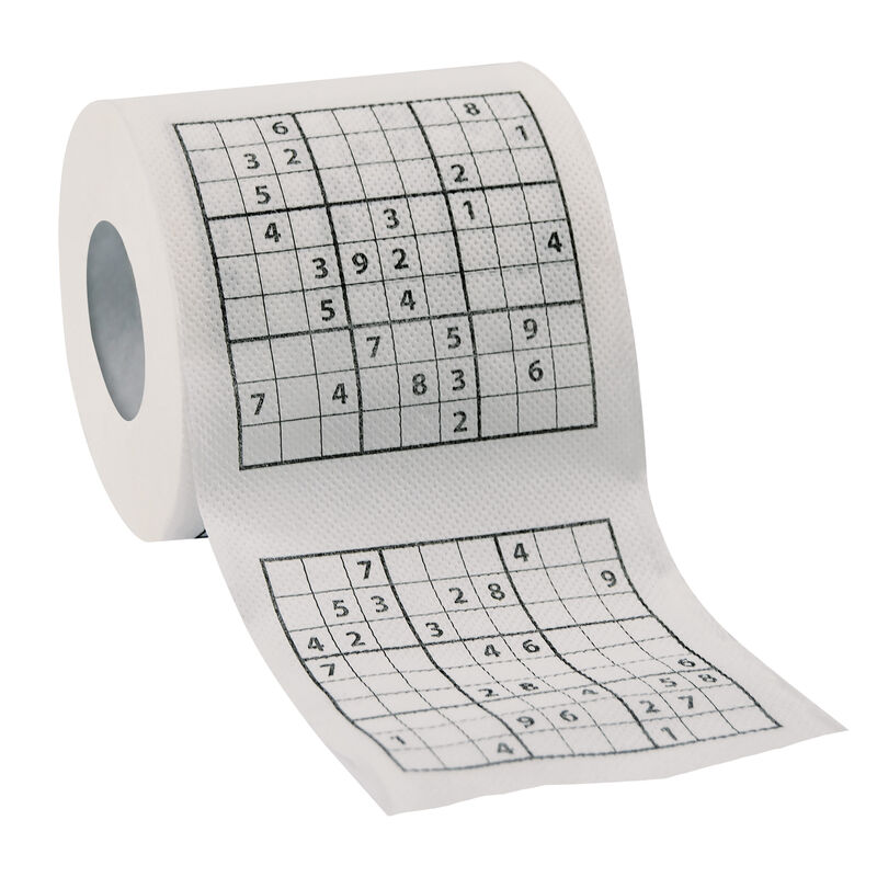 papier toilette imprimé - Topi Xmas Sudoku