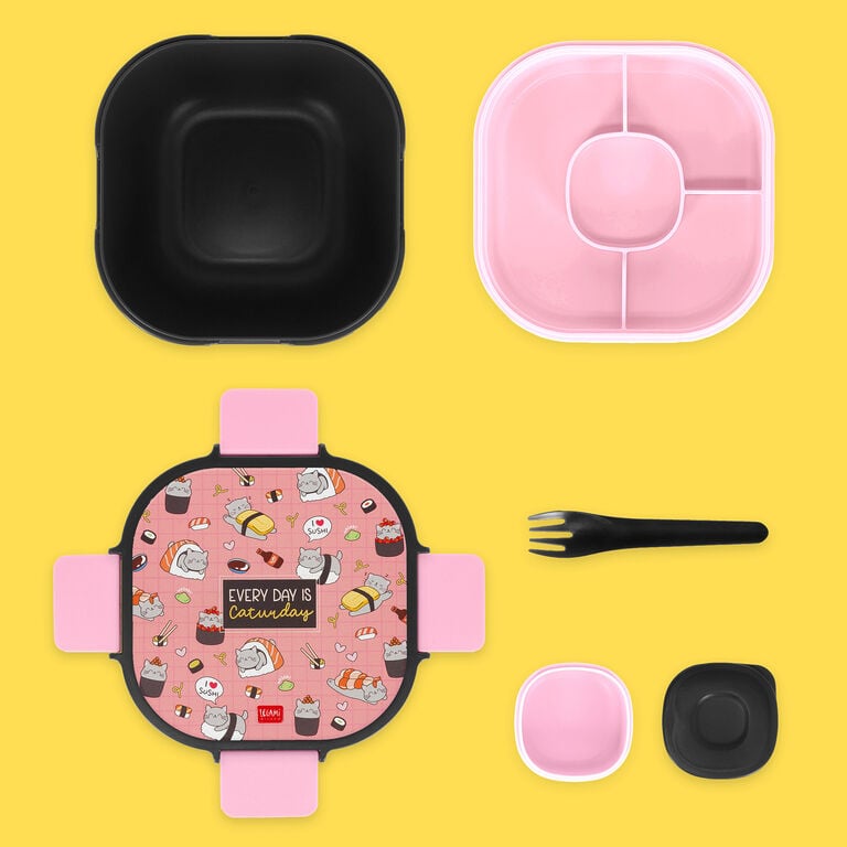 1700 ml Lunch Box - Sushi Cat - Lunch Box