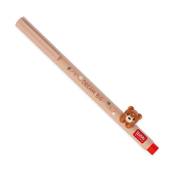 Gel Pen with "Dream Big" Teddy Bear Animal Decoration - Lovely Friends