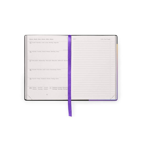 Agenda Semanal 2026/2027 16 Meses - Sunset Vibes - Small Con Libreta