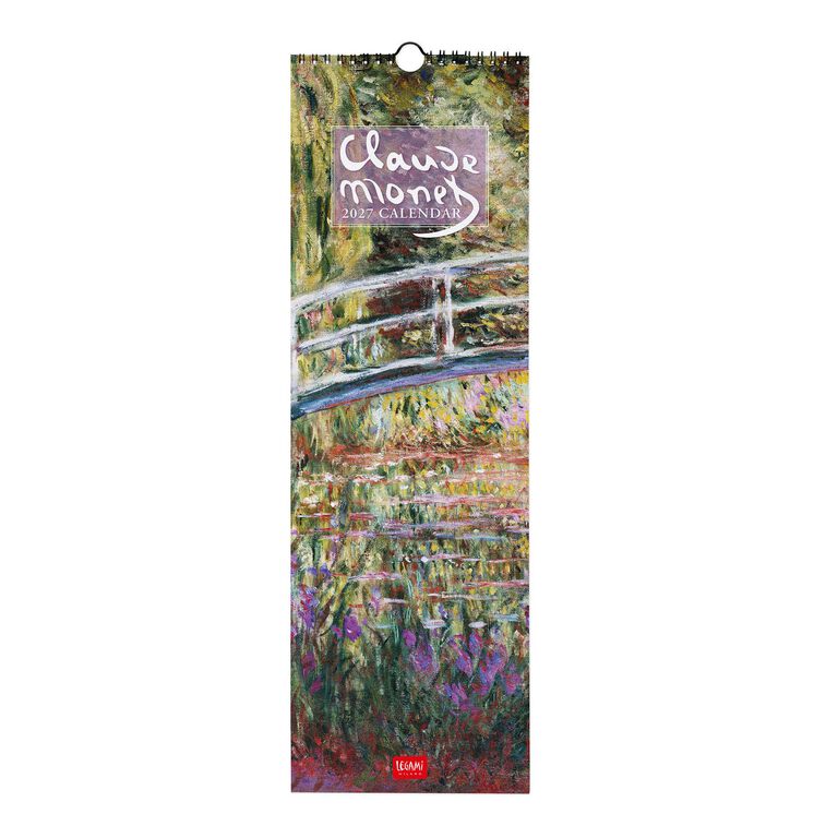 Wandkalender 2027 - 16 x 49 cm - Monet Wandkalender 2027 - 16 x 49 cm - Monet