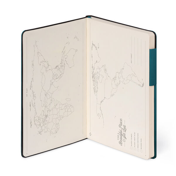 Einfarbiges Blanko-Notizbuch mit Softcover - Deep Teal - My Notebook Einfarbiges Blanko-Notizbuch mit Softcover - Deep Teal - My Notebook