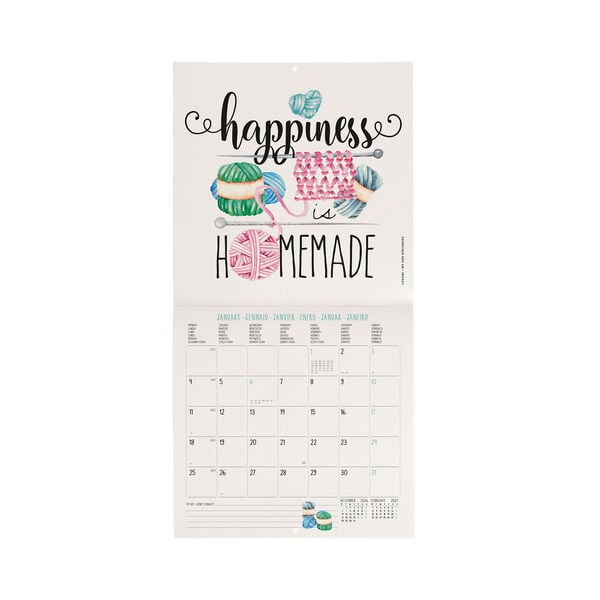 Calendario da Parete 2027 - 18 x 18 cm - Aphorisms
