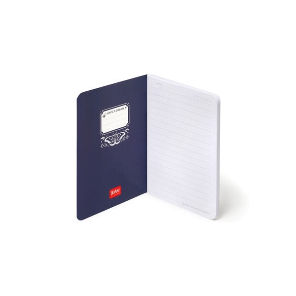A6 Lined Notebook with Illustrated Hard Cover - Moth A6 Lined Notebook with Illustrated Hard Cover - Moth