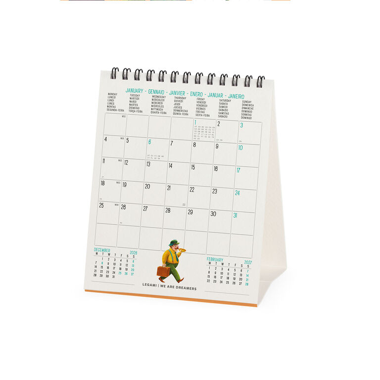 Calendario da Tavolo 2027 - 12 x 14,5 cm - Book Lover's Calendario da Tavolo 2027 - 12 x 14,5 cm - Book Lover's