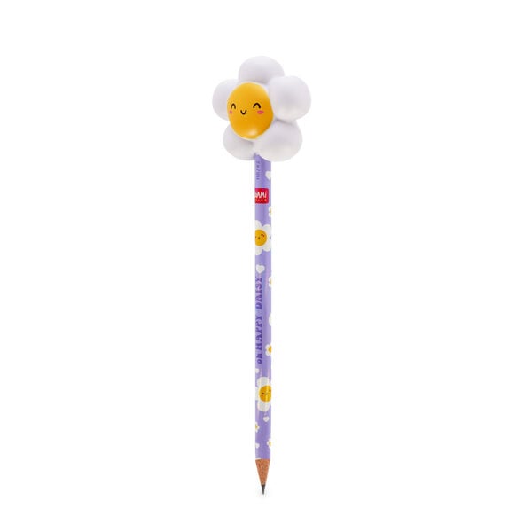 Pencil with Squishy Diasy "Oh Happy Daisy" - Squeezies Pencil with Squishy Diasy "Oh Happy Daisy" - Squeezies