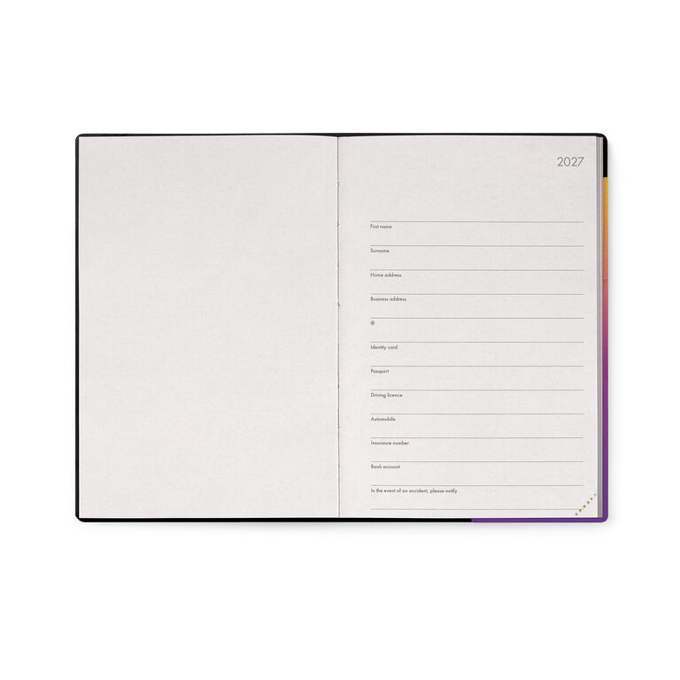 Agenda 12 Mesi Settimanale Medium con Notebook 2027 - Sunset Vibes Agenda 12 Mesi Settimanale Medium con Notebook 2027 - Sunset Vibes