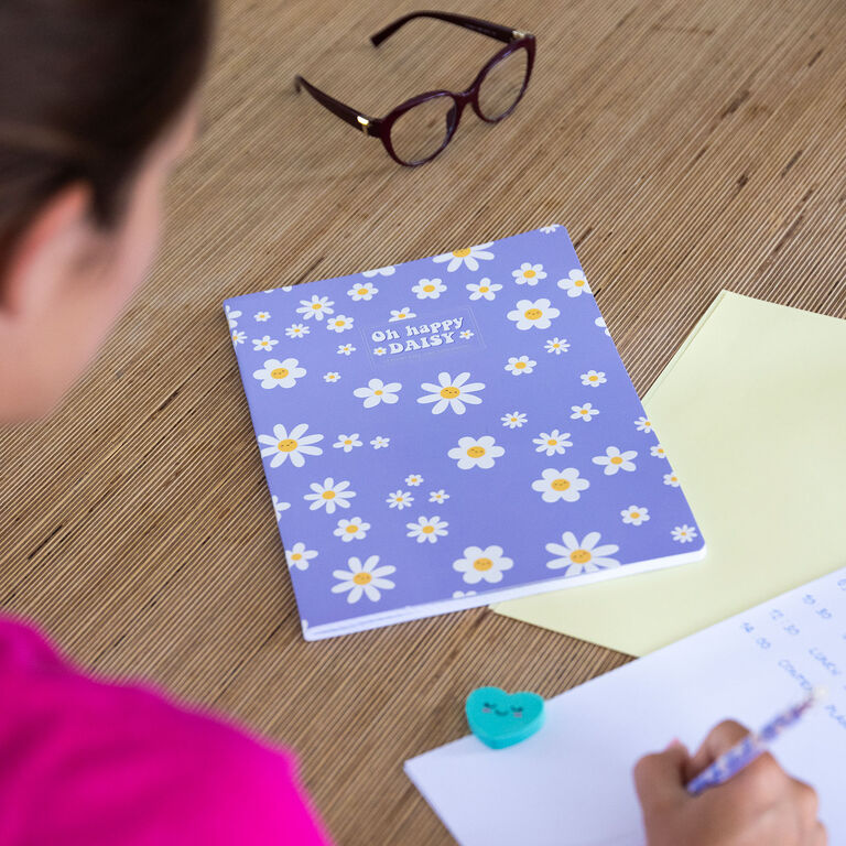 Exercise Book - A4 Notebook - 5 mm Squared - Daisy