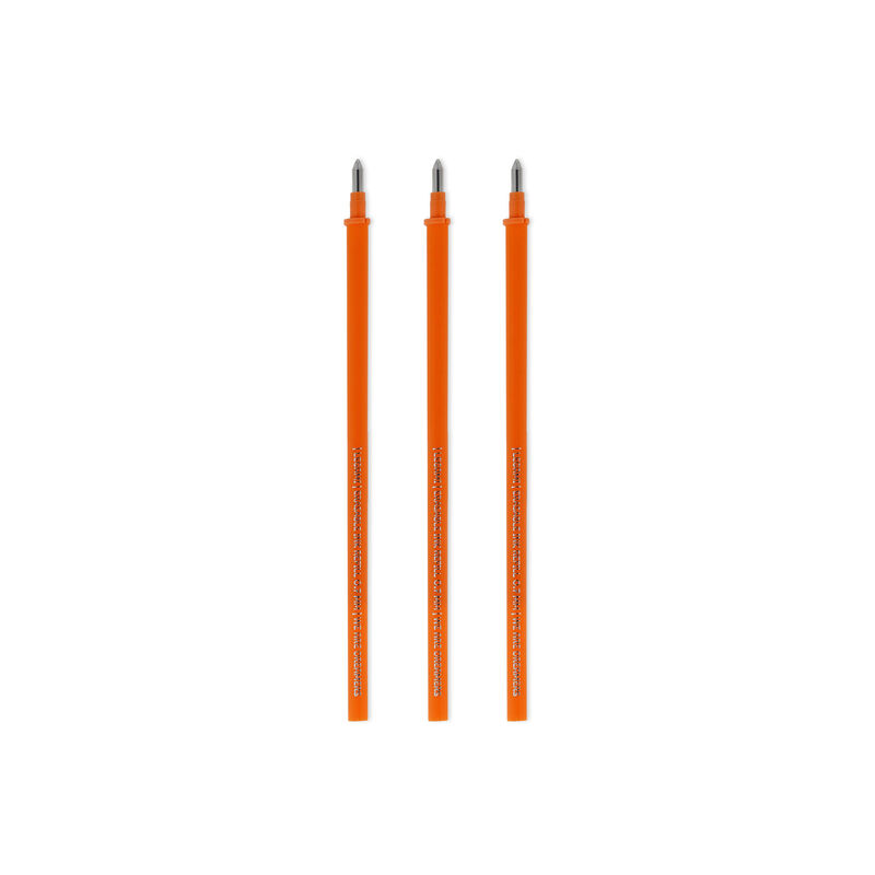 Stylo à encre gel effaçable Legami - Erasable Pen - Orange - Pointe moyenne  0,7 mm
