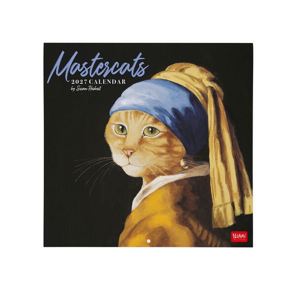 Mastertcats 2027 Wall Calendar - 30 x 29 cm