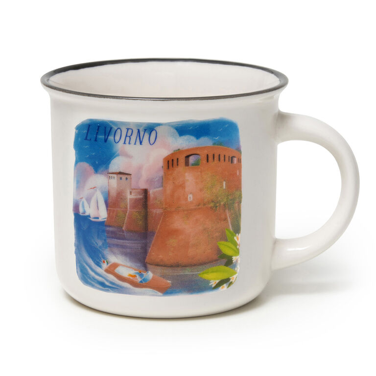 Porcelain Mug - Livorno - Cup-Puccino Porcelain Mug - Livorno - Cup-Puccino
