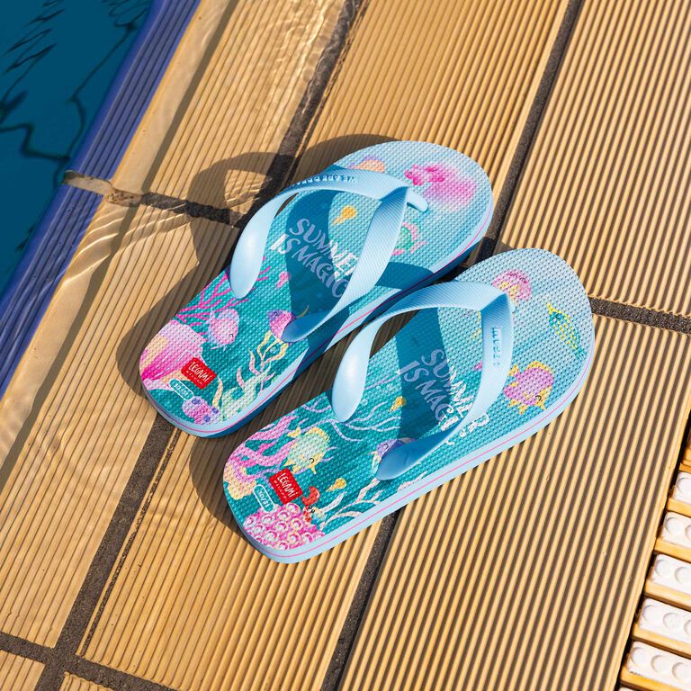 Size 30/31 Kids Summer is Magic Flip Flops Size 30/31 Kids Summer is Magic Flip Flops