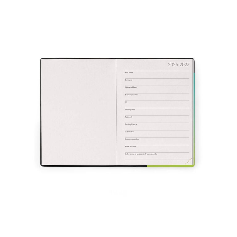 Wochenplaner 2026/2027 für 16 Monate - Shades of Green - Small Mit Notizbuch Wochenplaner 2026/2027 für 16 Monate - Shades of Green - Small Mit Notizbuch