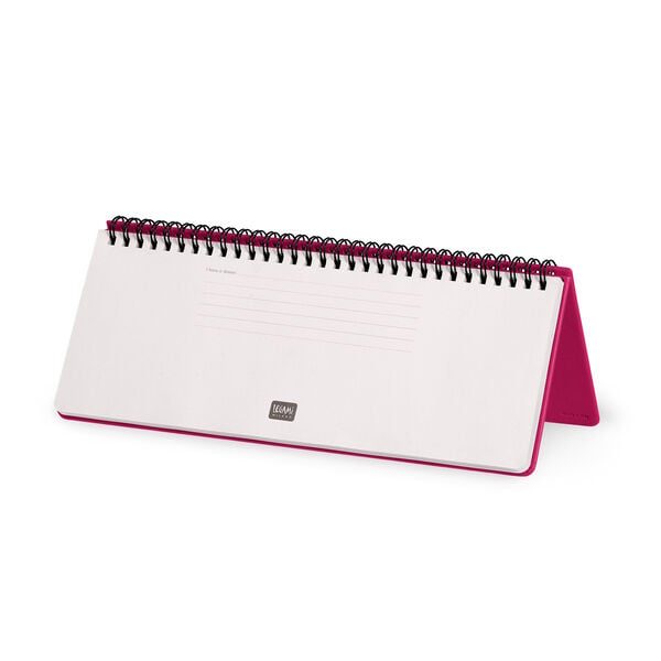 13-Month Desk Planner 2027 - Raspberry Jam