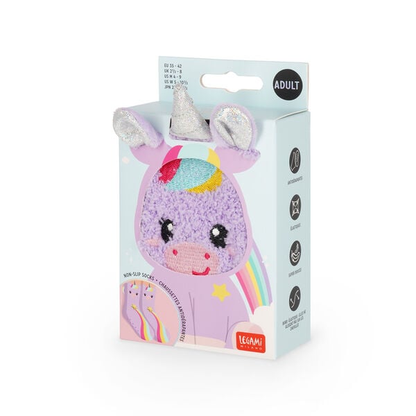 Non-Slip Unicorn Socks for Adults - It's a Match!