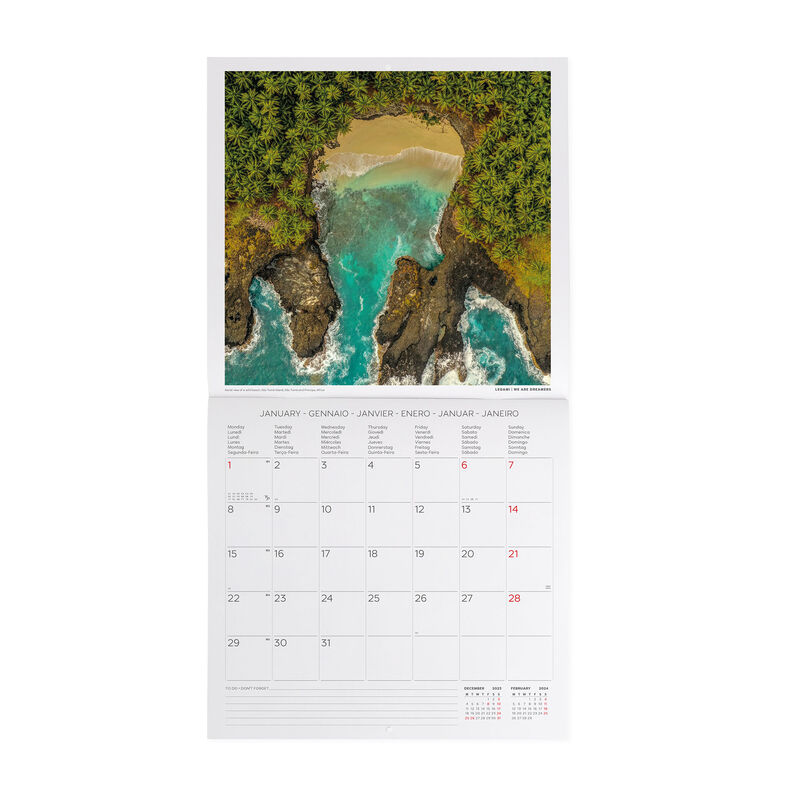Wall Calendar 2024 - 30 x 29 Cm, , zoo