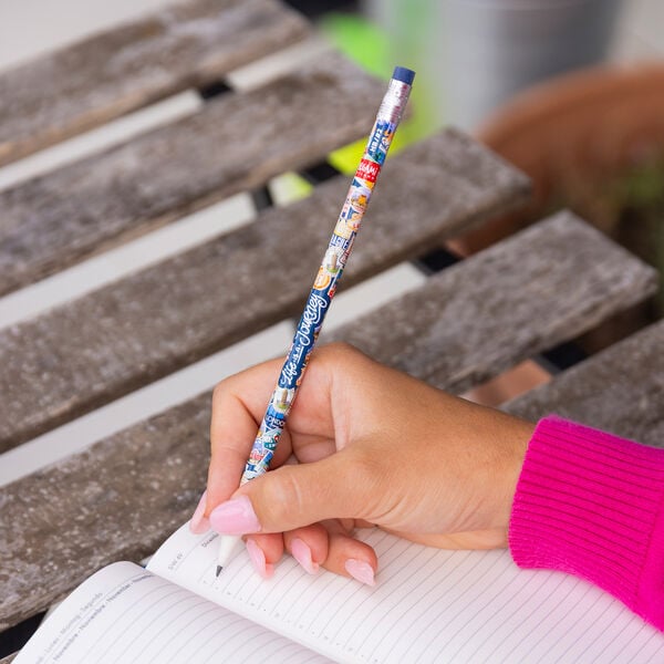 Recycled Paper Pencil - I Used to be a Newspaper - Travel Stickers