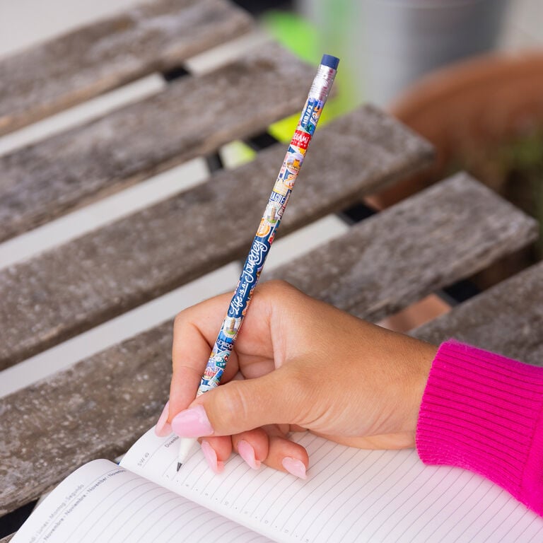 Recycled Paper Pencil - I Used to be a Newspaper - Travel Stickers Recycled Paper Pencil - I Used to be a Newspaper - Travel Stickers