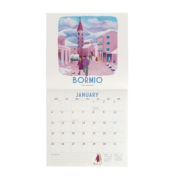 Calendario da Parete 2027 - 30 x 29 cm - Italy