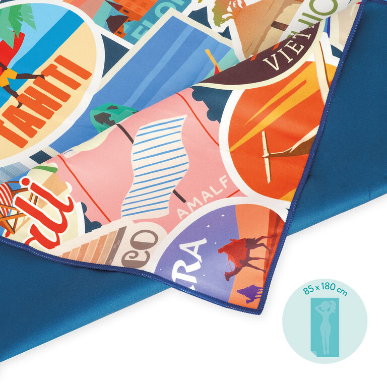 Telo Mare Travel Stickers - Beach Towel Telo Mare Travel Stickers - Beach Towel