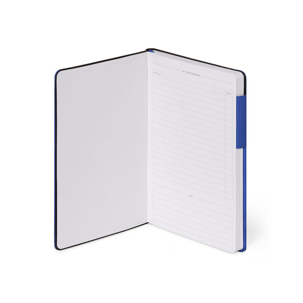 Dotted Notebook with Monochrome Soft Cover - Eclectic Blue - My Notebook