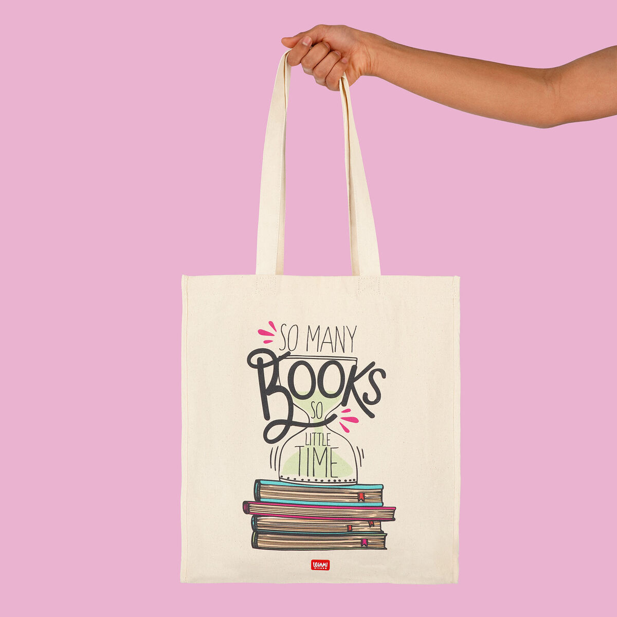 Bolsa de Algodón - Tote Bag SO MANY BOOKS