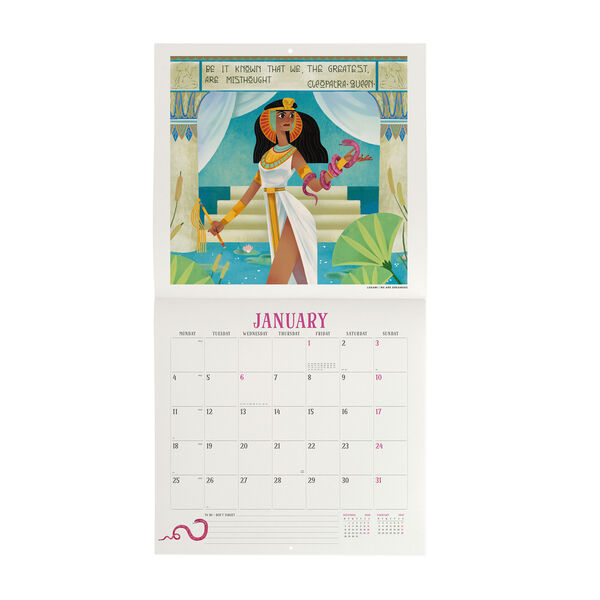 Calendario da Parete 2027 - 30 x 29 cm - Inspiring Women