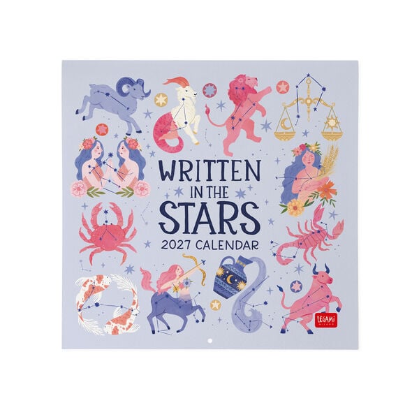 Calendario da Parete 2027 - 30 x 29 cm - Written in the Stars Calendario da Parete 2027 - 30 x 29 cm - Written in the Stars