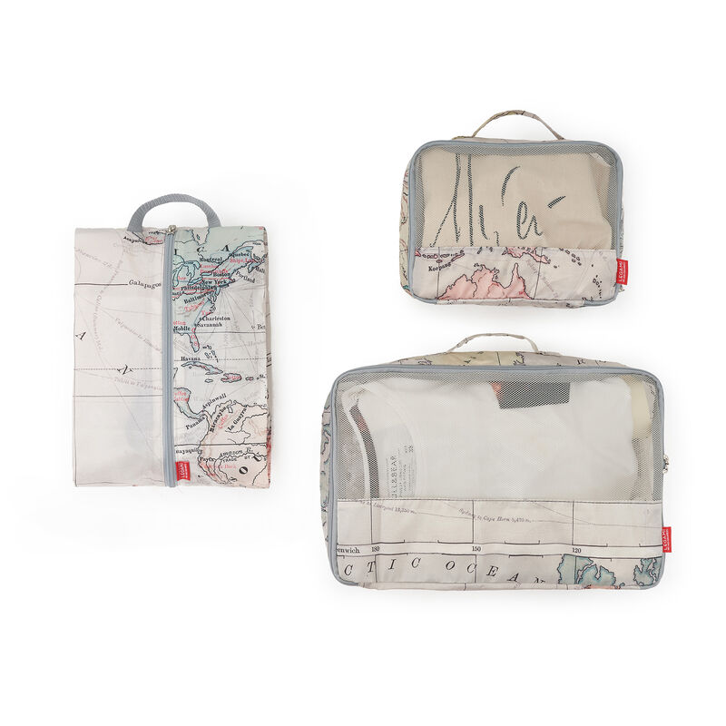 Set of Three Travel Bags - Travel Organizer, , zoo
