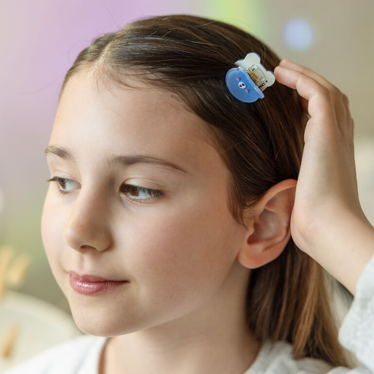 Set aus 4 Mini-Haarclips Teddy - Clip me up!