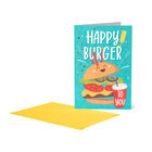 Glückwunschkarte Geburtstag - Burger, , zoo
