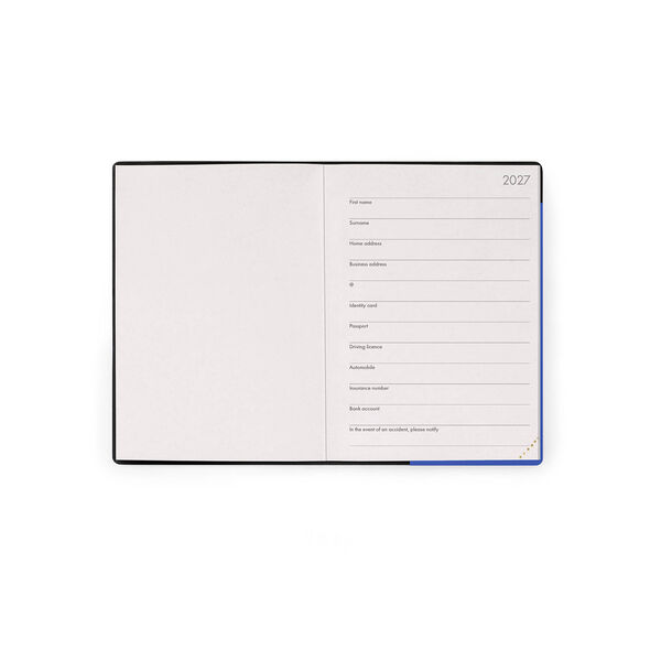 Agenda 12 Mesi Settimanale Small 2027 - Eclectic Blue