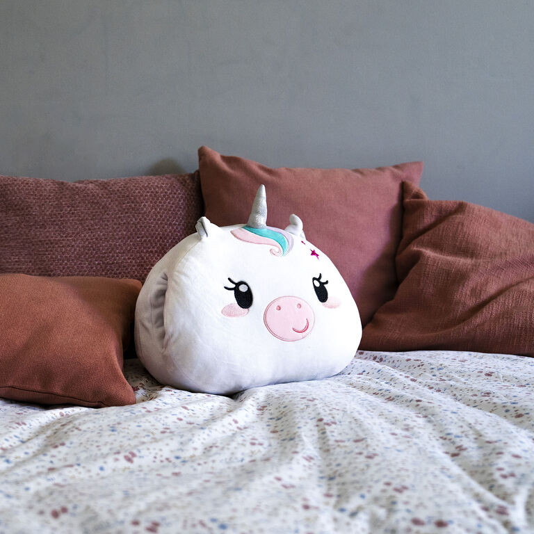Cuscino Design Unicorno Con Scritta E Imbottitura | 50x50 Cm - Subito Disponibile