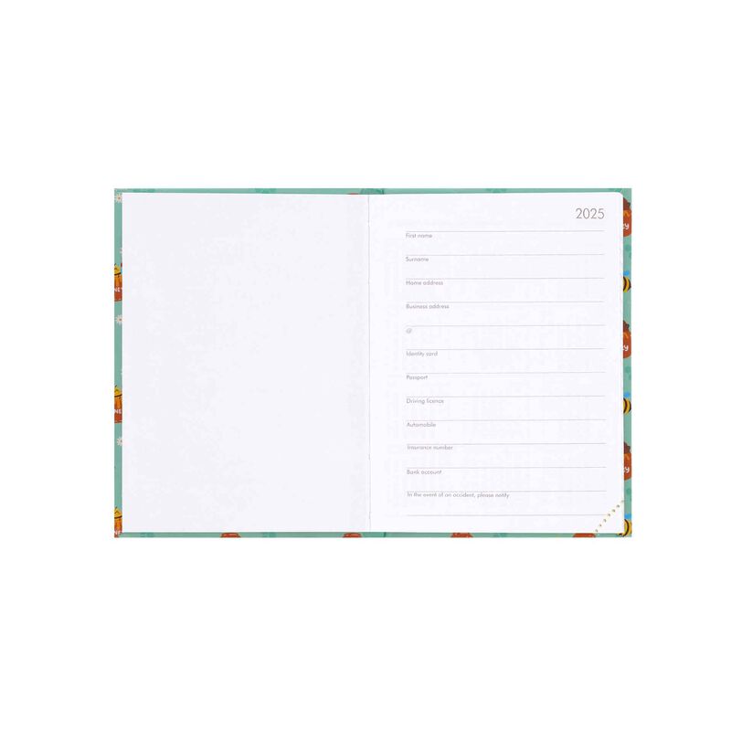 12-Month Weekly Diary - Mini - 2025 BEE | Legami.com