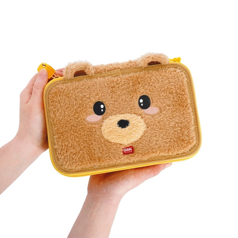 Astuccio 3 Scomparti - Teddy + 2 Penne Cancellabili Astuccio 3 Scomparti - Teddy + 2 Penne Cancellabili