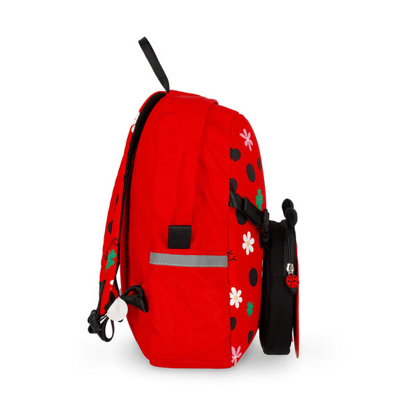 Zaino 2 in 1 con Borsa Frontale Rimovibile Ladybug - So Cute!
