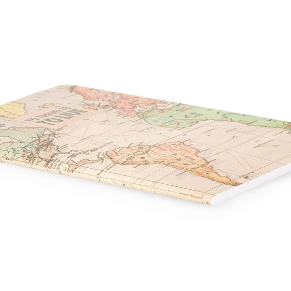 Liniertes A5-Notizbuch mit illustriertem Hardcover - Travel Liniertes A5-Notizbuch mit illustriertem Hardcover - Travel