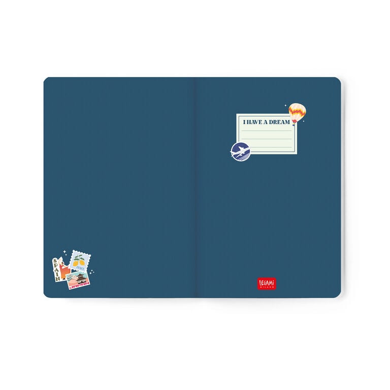 16-Month Weekly Photo Diary for 2026/2027 - Travel Stickers - Medium
