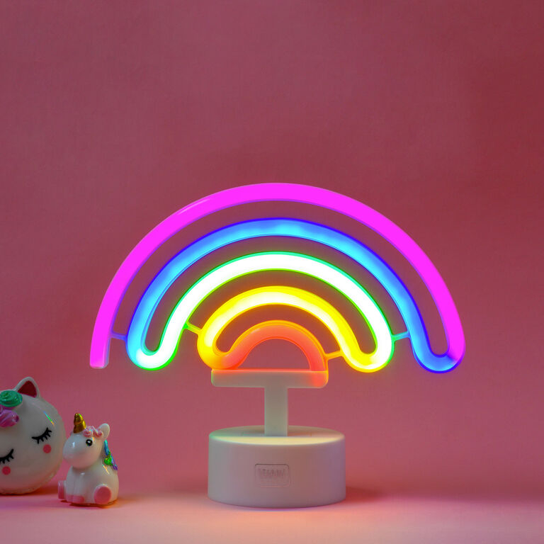 Neon-Effect LED Lamp - Rainbow - It's a Sign