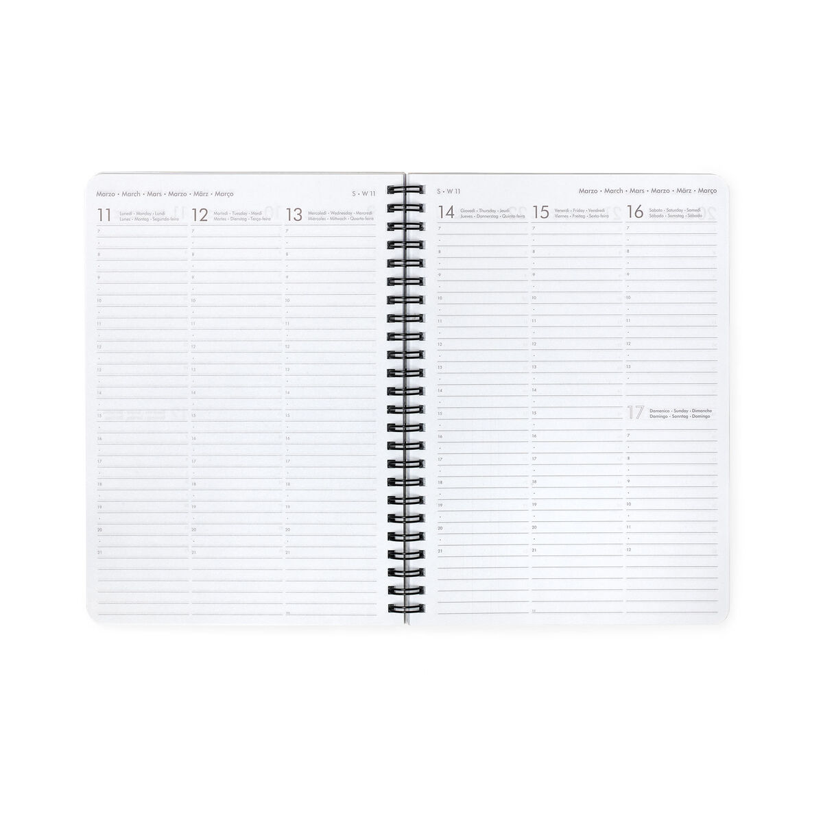 16-Month Weekly Diary - Large - Spiral Bound - 2023/2024, , zoo