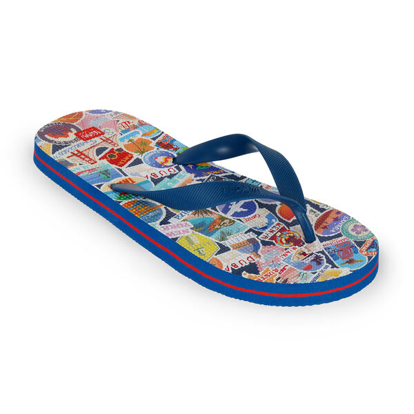 Size 44/45 Regular Travel Stickers Flip Flops