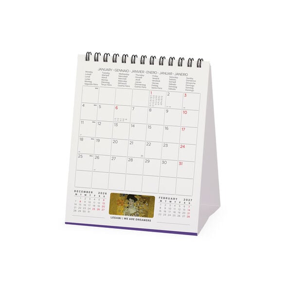 Calendario da Tavolo 2027 - 12 x 14,5 cm - Gustav Klimt