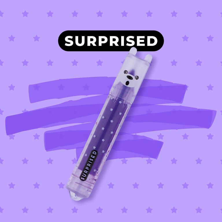 Set of 6 Mini Highlighters - Teddy's Mood